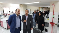 بازديد رياست محترم بنياد نخبگان استان از آزمايشگاه جامع تحقيقات