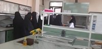 بازدید دانش آموزان دبیرستان پروین اعتصامی شهرستان زیرکوه از آزمایشگاه جامع تحقیقات