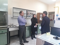 بازديد اعضاي كميته ايمني دانشگاه از آزمايشگاه جامع تحقيقات